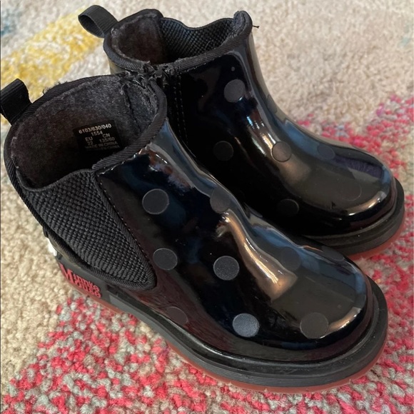 Zara toddler Minnie Mouse boots size 6 - Picture 2 of 5